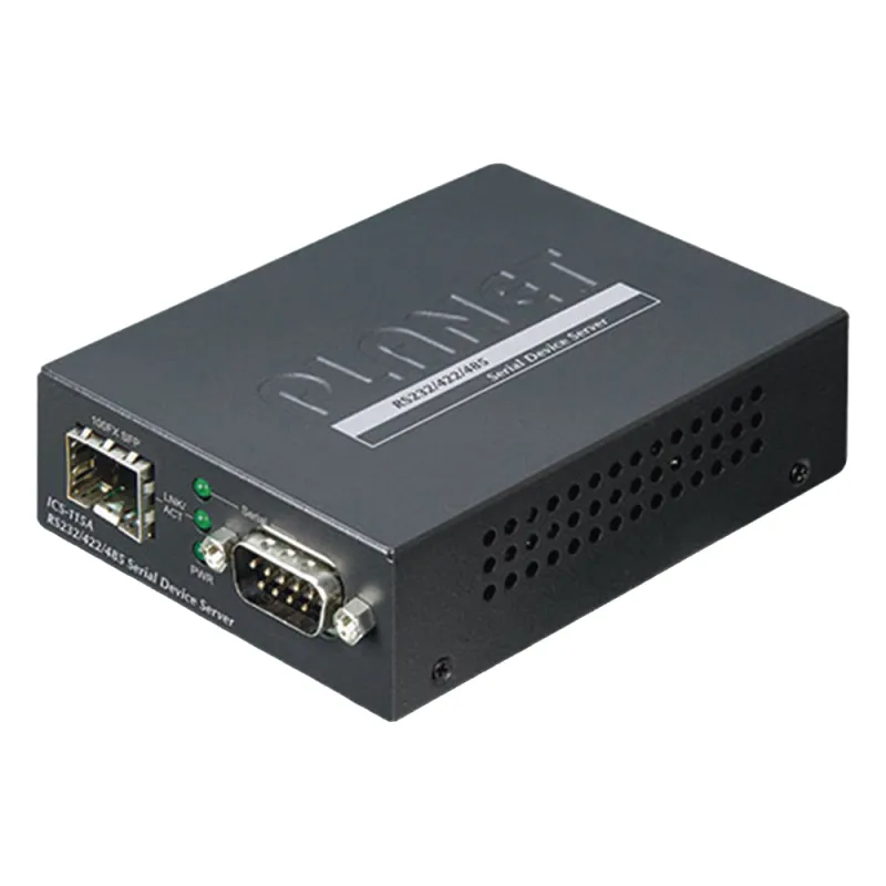 Convertidor de Medios RS-232/422/485 a SFP 100 Base-FX