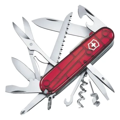 Navaja Victorinox de Bolsillo Mediana Huntsman Lite de 21 Funciones con Luz LED