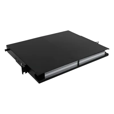 Distribuidor de Fibra Óptica de Alta Densidad LigthVerse *Plus* Para Rack de 19 Pulgadas, Acepta 4 Placas Plug and Play, Hasta 96 Fibras, 1 UR
