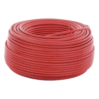 Cable Fotovoltaico Rojo / 6mm² (10AWG) / Material COBRE / 2000V / Rollo de 100 m