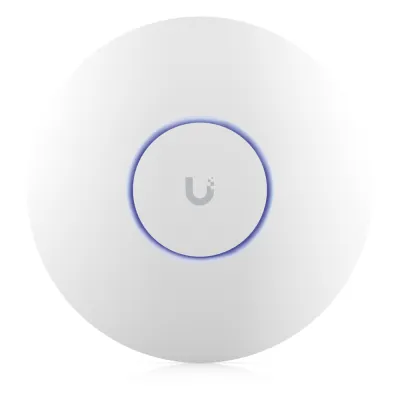 Punto de Acceso UniFi WiFi 6E Enterprise, alta densidad, hasta 600 usuarios, Mu-MIMO 4x4, bandas 2.4/5/6 Ghz, (1) puerto RJ45 2.5G (POE+ no incluido)