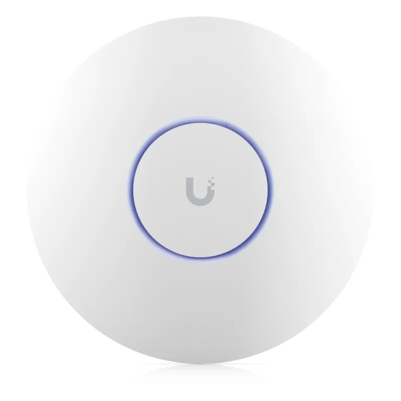 Punto de Acceso UniFi WiFi 6E Enterprise, alta densidad, hasta 600 usuarios, Mu-MIMO 4x4, bandas 2.4/5/6 Ghz, (1) puerto RJ45 2.5G (POE+ no incluido)