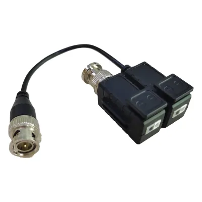 Kit de Transceptores (Baluns) con Terminal PUSH SUPERIOR, Resolución 5MP , Cable flexible COAXIAL Blindado / COAXITRON / AUDIO POR COAXITRON / Menu OSD /Conector 100% COBRE / protección TVS, Calidad PREMIUM