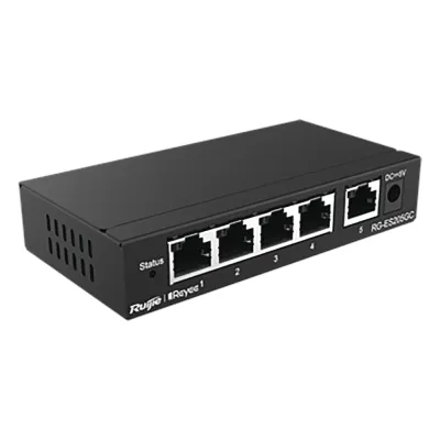 Switch Administrable con 5 puertos Gigabit, gestión gratuita desde la nube