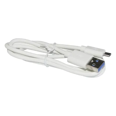 Cable programador y cargador USB a Micro USB color blanco