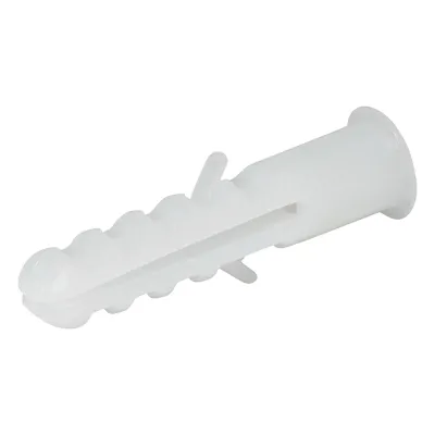 Taquete blanco #8 / Bolsa con 25 piezas.