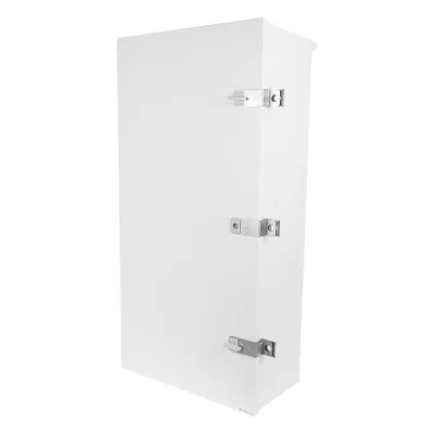 Gabinete para instalación de 3 Baterías PL110D12, Fabricado en Lámina Galvanizada, Accesorios para piso o poste (No incluidos)