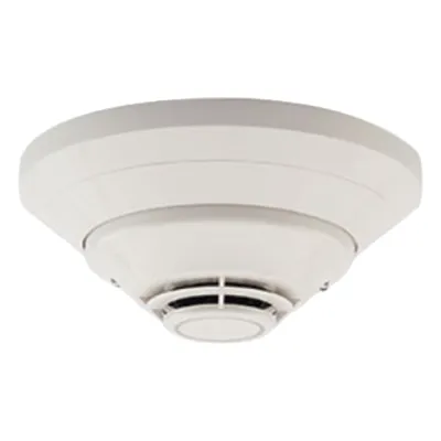 Detector de calor inalámbrico direccionable, tasa de incremento con respaldo fijo 57 °C, malla SWIFT FlashScan, batería litio 2 años