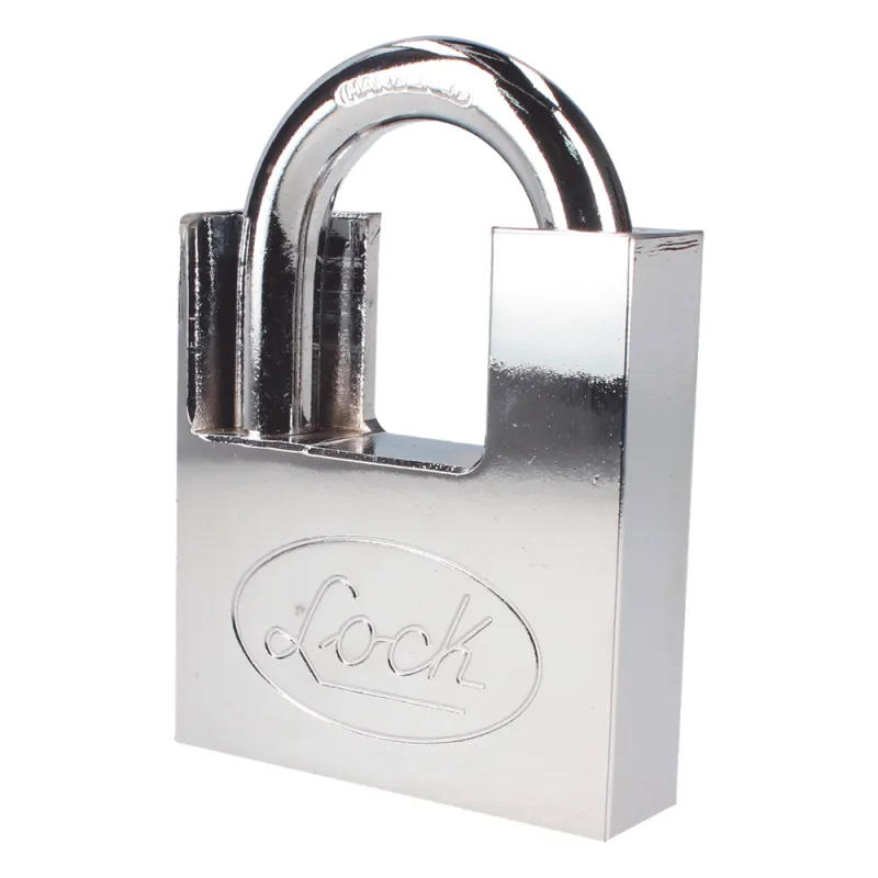 Candado de acero con Guarda Anti Palanca/ Acabado en Cromo Satinado / Doble Cerrojo / Medida 40 mm/ Nivel de seguridad 7/ 4 Llaves Abloy.