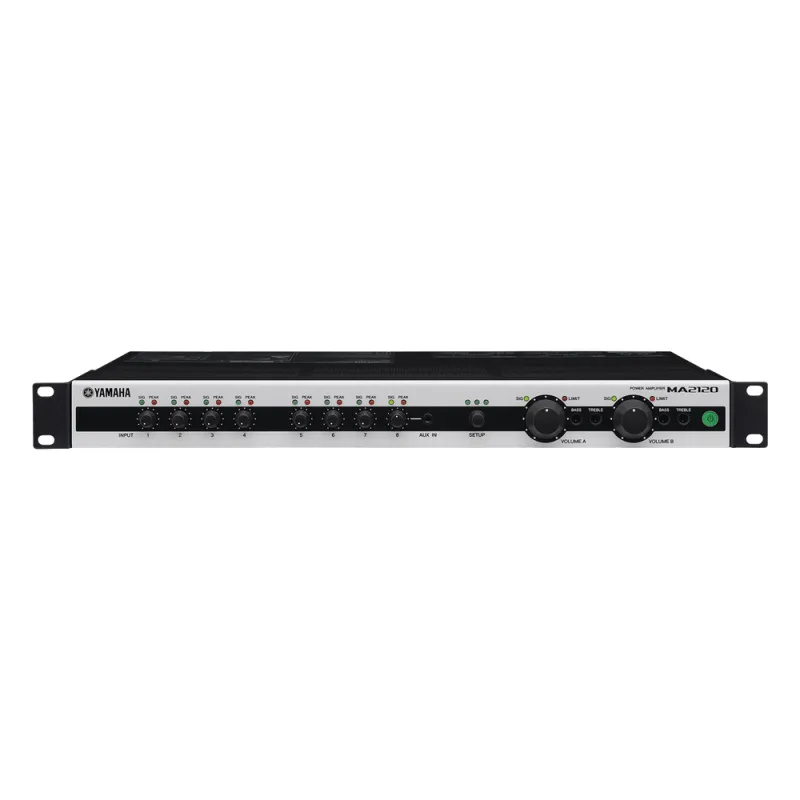 Mezclador Amplificador | 2 zonas | 120w a 70/100V | 100w a 8Ω | DSP Integrado