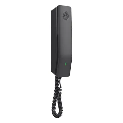 Teléfono IP para Hoteles / Altavoz HD / 2 Cuentas y Líneas SIP / 10 Teclas de Marcación Rápida / 3 Teclas Programables / Códec OPUS / Gestión GDMS / Instalación en Escritorio y Pared / PoE 100 Mbps
