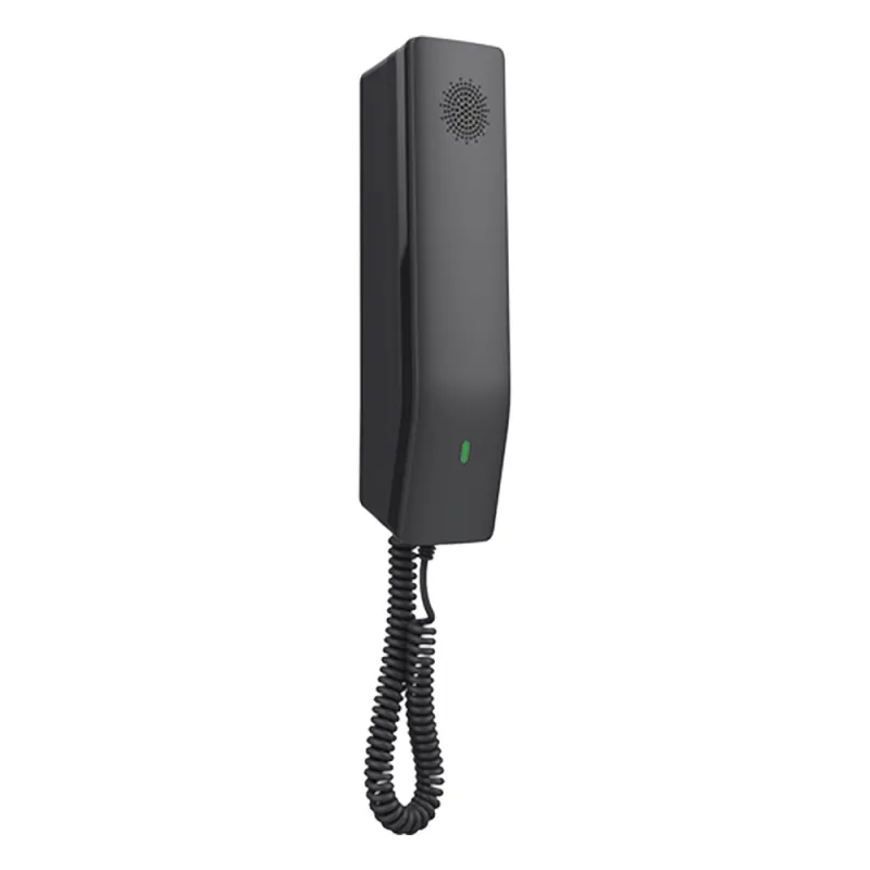 Teléfono IP para Hoteles / Altavoz HD / 2 Cuentas y Líneas SIP / 10 Teclas de Marcación Rápida / 3 Teclas Programables / Códec OPUS / Gestión GDMS / Instalación en Escritorio y Pared / PoE 100 Mbps