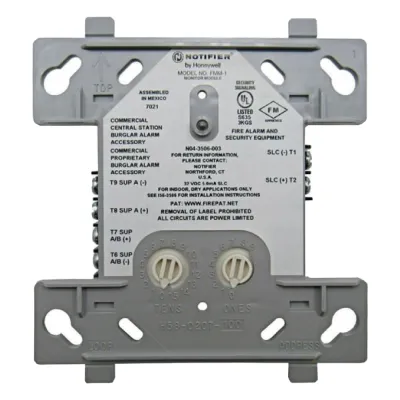 Módulo monitor direccionable para detectores de humo convencionales de dos hilos, con tecnología FlashScan y CLIP de NOTIFIER