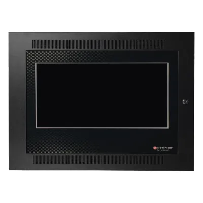 Gabinete y puerta para visualizador interactivo ONYX FirstVision, sin pantalla ni software, para paneles ONYX Series y red NOTI-FIRE-NET