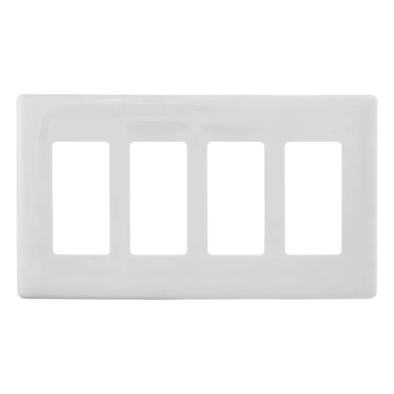 Tapa 4 Multigang/ Color Blanco.