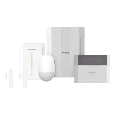 KIT Panel de Alarma HYBRID PRO / 1 Panel Híbrido / 1 Teclado LCD / 2 Contactos Magnéticos Inalámbricos / 1 PIR Inalámbrico