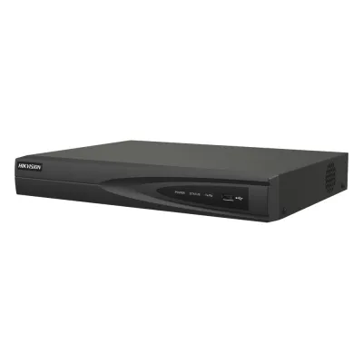 NVR 8 Megapixel (4K) (Compatible con Cámaras ACUSENSE) / 8 canales IP / 8 Puertos PoE+ / 1 Bahía de Disco Duro / Salida de Vídeo en 4K / 300 Metros PoE Modo Extendido