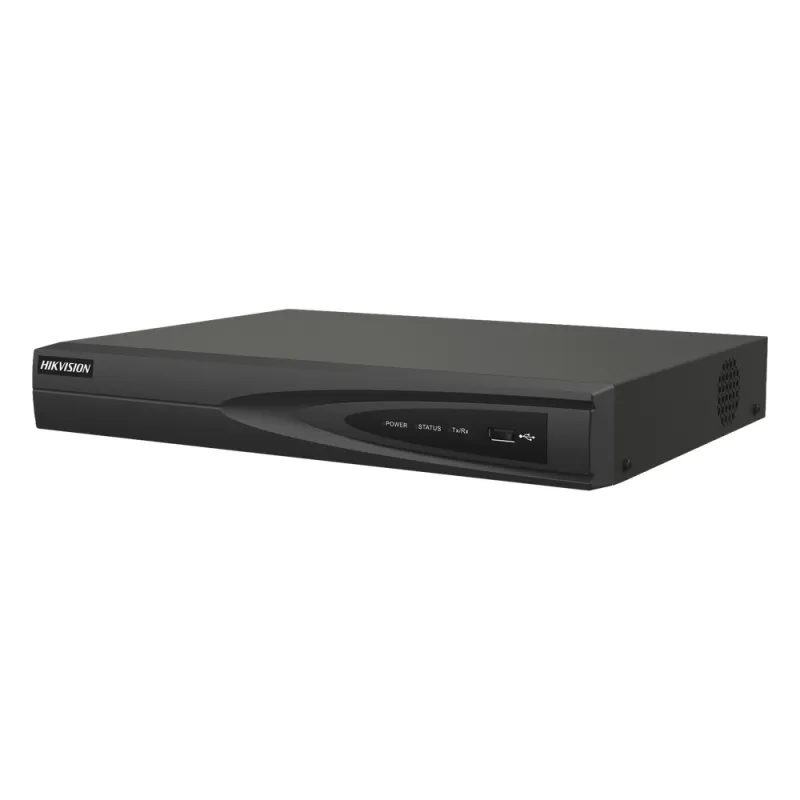 NVR 8 Megapixel (4K) (Compatible con Cámaras ACUSENSE) / 8 canales IP / 8 Puertos PoE+ / 1 Bahía de Disco Duro / Salida de Vídeo en 4K / 300 Metros PoE Modo Extendido