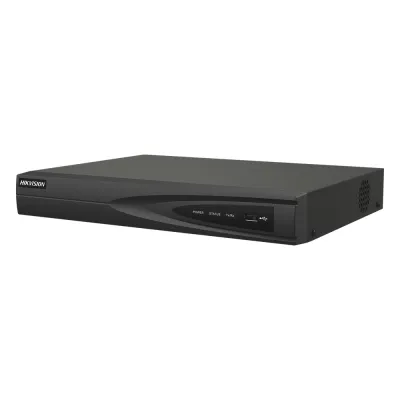 NVR 8 Megapixel (4K) (Compatible con Cámaras ACUSENSE) / 4 canales IP / 4 Puertos PoE+ / 1 Bahía de Disco Duro / Salida de Vídeo en 4K / 300 Metros PoE Modo Extendido