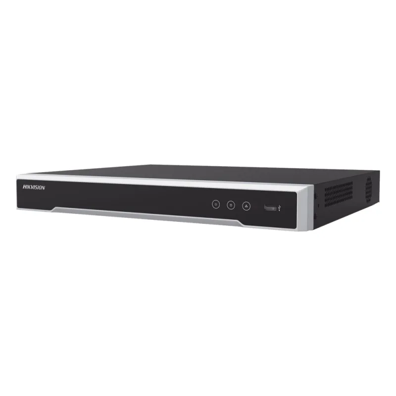 NVR 8 Megapixel (4K) (Compatible con Cámaras ACUSENSE) / 16 canales IP / 16 Puertos PoE+ / 2 Bahías de Disco Duro / Salida de Vídeo en 4K / 300 Metros PoE Modo Extendido