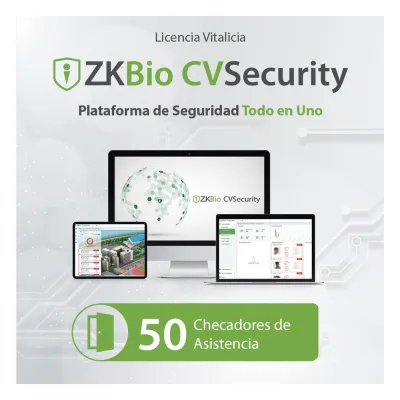 Licencia para ZKBio CVsecurity permite gestionar hasta 50 dispositivos para tiempo y asistencia