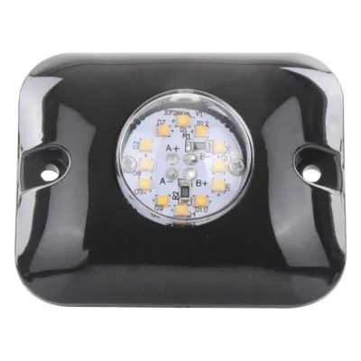 Luz Oculta Ultra Brillante con 12 LED, Color Claro