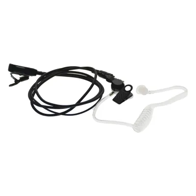 Micrófono - audífono de solapa con tubo acústico para RG360