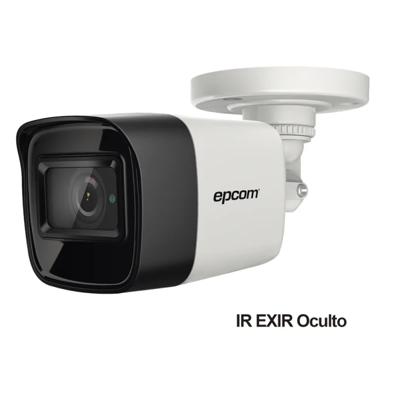 Bala TURBOHD 4K (8 Megapixel) / Gran Angular 102° / Lente 2.8 mm / Exterior IP67 / IR EXIR 30 mts / dWDR