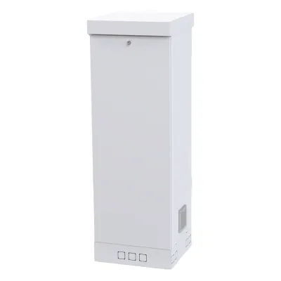 Gabinete para Piso, Capacidad, 31 Unidades de Rack, Doble puerta y Postes frontales e intermedios ajustables, Color Blanco, Se envía el Gabinete Armado.