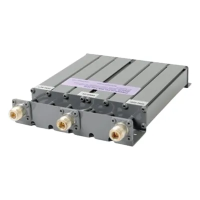 Duplexer SYSCOM en UHF, 6 Cav. 440-470 MHz, 50 Watt, 5 MHz Sep. Rechazo de Banda, N Hembras, Versión 2.