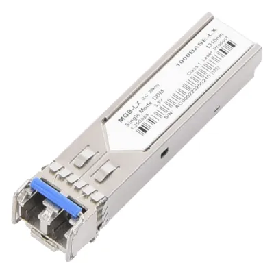 Paquete de 10 Piezas del Modelo (MGB-LX v2) del Transceptor mini-GBIC SFP 1G LC Duplex Para Fibra Monomodo de 20 Km
