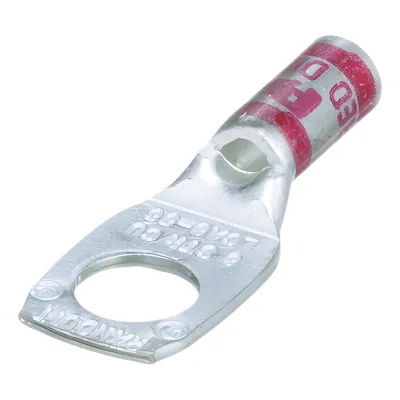 Zapata de compresión LCA8-56-L para cal. 8 Awg, Barreno para tornillo prisionero de 5/16, 1 Pz
