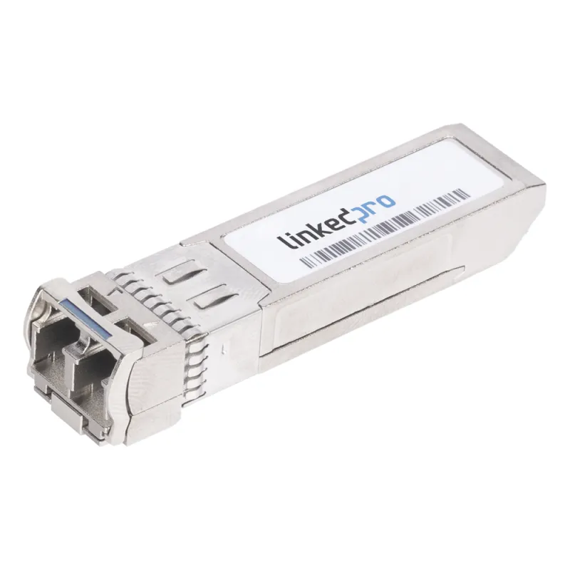 Transceptor Óptico SFP+ (Mini-Gbic) / Monomodo 1550 nm / 10 Gbps / 10GBASE-ER / Conectores LC/UPC Dúplex / DDM / Hasta 40 km