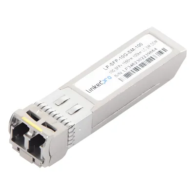 Transceptor Óptico SFP+ (Mini-Gbic) / Monomodo 1550 nm / 10 Gbps / 10GBASE-ZR / Conectores LC/UPC Dúplex / DDM / Hasta 100 km