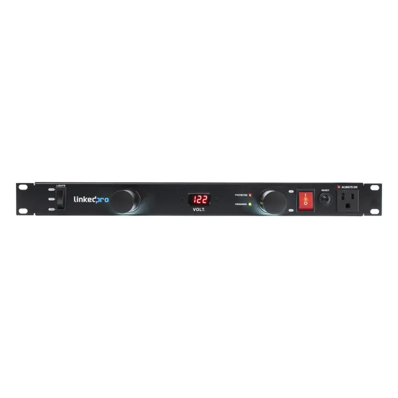 PDU para Distribución de Energía, Montaje en Rack, 11 salidas, Instalación Horizontal, de 19in, 1U, 15 Amp, 120 Vca, Con Indicador Led Y Display