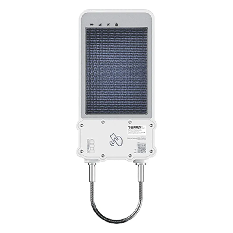 Cerradura Inteligente GPS con Energía Solar / SolarGuardX 100 / Seguimiento de Activos LTE Cat-M1 / Desbloqueo por RFID BLE OTA / Impermeable IP67 / Detección de Movimiento / Alarma de Bloqueo / Batería 14400mAh / Seguridad de Datos M