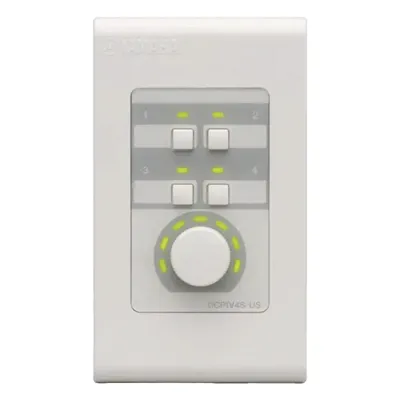 Panel de Control Digital | 1 Volumen | 4 Switches Configurables | Compatible con Procesadores Serie MA, PA, y MTX