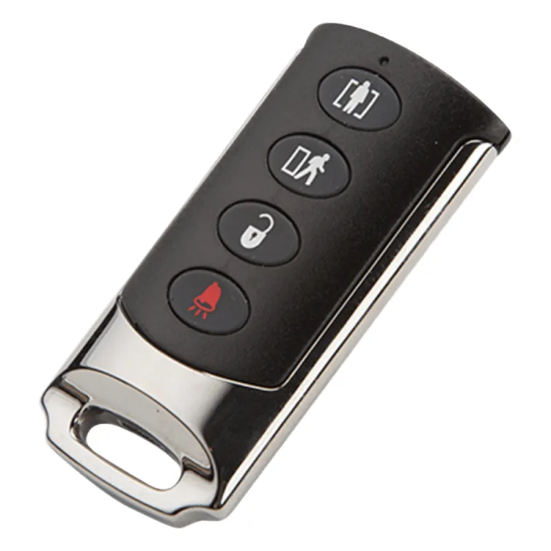 Llavero Remoto Inalámbrico 4 Botones / Uso Rudo / Armado Total/Parcial/Desarmado/Pánico / 433.92 MHz / Batería 5 Años / Compatible DSC Power Series
