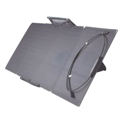 Módulo Solar Portátil y Flexible de 100W Recomendado para Estaciones Portátiles EFD330, EFD350 ó EFD500 / Ajuste de Ángulo / Carga Eficiente / Incluye Cable XT60 a MC4