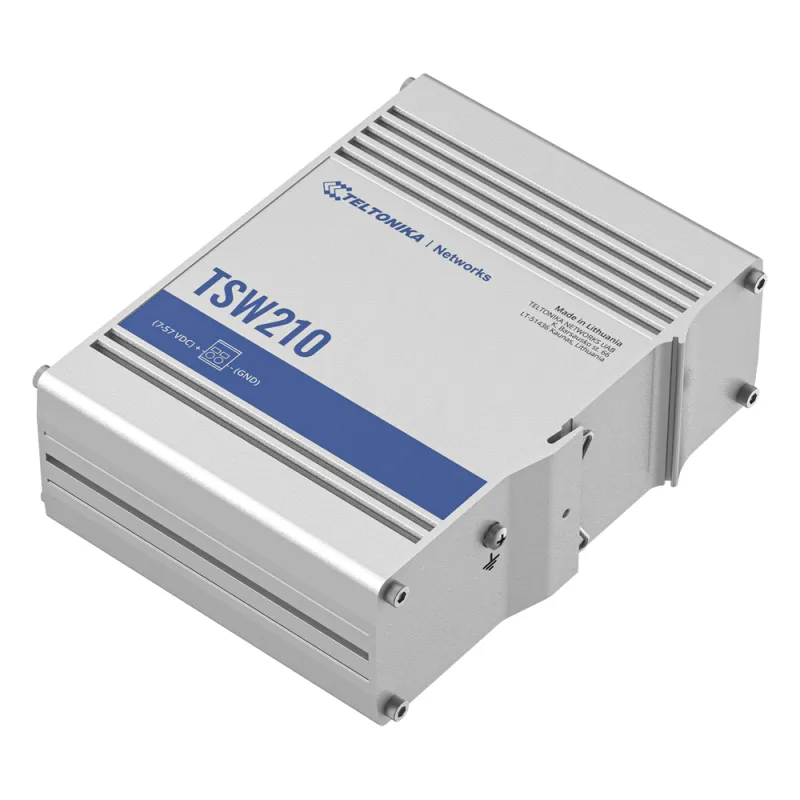 Switch Industrial No-Administrable 8 puertos Gigabit, 2 SFP 1G