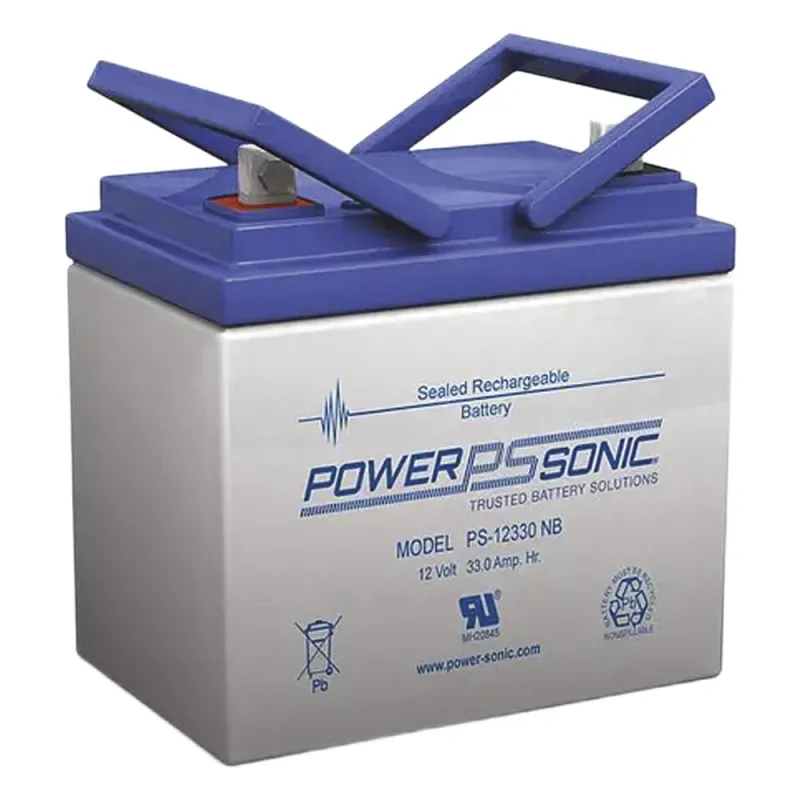 Batería 12V, 33AH, Para Respaldo, Tecnologías AGM/VRLA, 5 Años Vida Útil, Terminales NB3, Reconocida UL