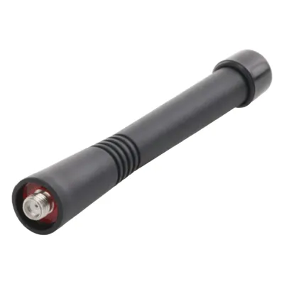 Antena UHF Helicoidal Recortada, 450-470 MHz, Versión Mejorada para Radios Portátiles TK-340/ 350/ 360/ 370 de Conector tipo SMA