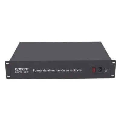Fuente 24 Vca / Industrial / Tipo RACK / 20 Amperes / 16 salidas / 1.25 Amperes por salida administrada / 2.5 Amperes por salida máxima