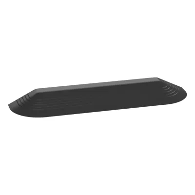 Tapa Final Para Canaleta de Piso AFR4BCBL6, Material PVC Rígido, Color Negro