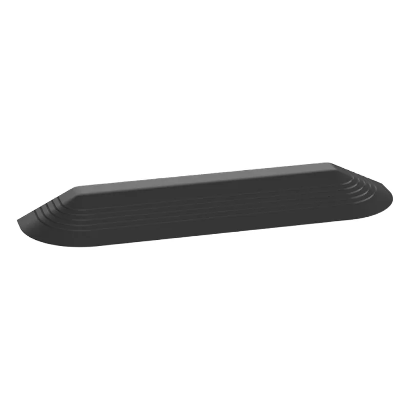 Tapa Final Para Canaleta de Piso AFR4BCBL6, Material PVC Rígido, Color Negro