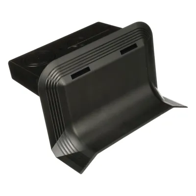 Accesorio de Conexión a Pared, Para Uso con Canaleta de Piso AFR4BCBL6, Material PVC Rígido, Color Negro