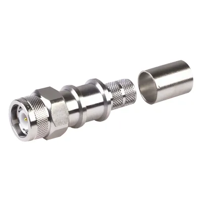 Conector TNC Macho Plegable con Pin Cautivo para cables Tipo RG8