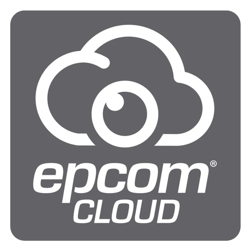 Suscripción Anual Epcom Cloud / Grabación en la nube para 1 canal de video a 8MP con 90 días de retención / Grabación continua