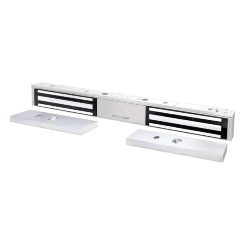 Chapa Magnética Doble 600 Lbs por Lado / Led de Estado / Libre de Magnetismo Residual / Sensor de Adherencia / UL