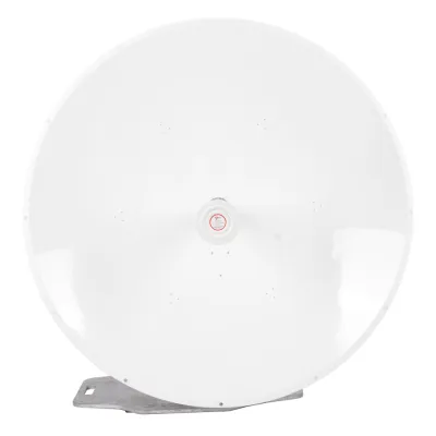 Antena direccional de 4 ft, 5.1 a 7.125 GHz, Ganancia 36 dBi, Conectores RP-SMA Hembra, Polarización doble, incluye montaje para torre o mástil